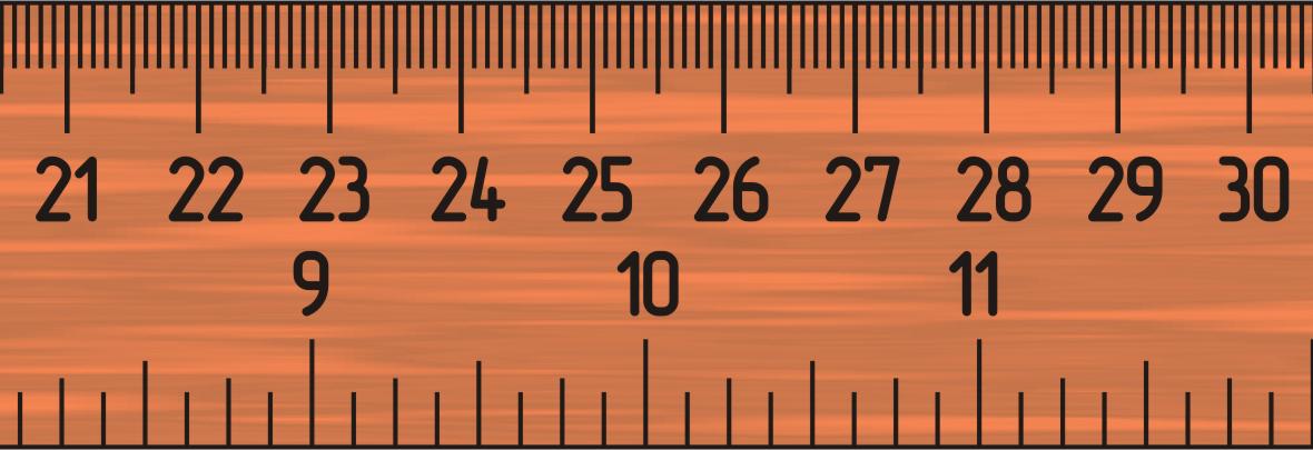 actual mm ruler