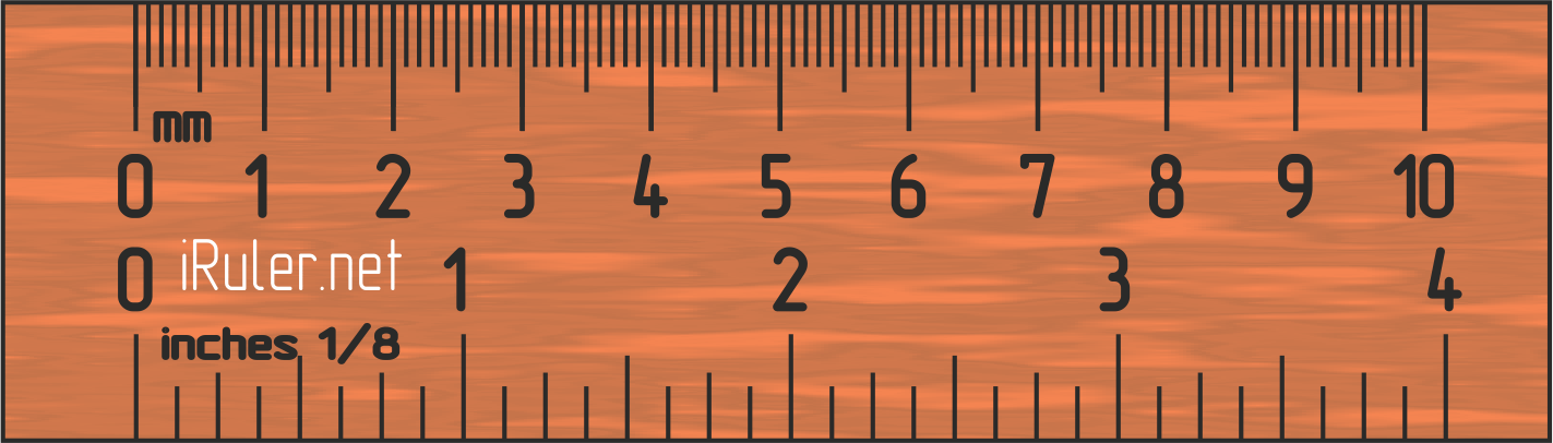 ruler cm inch